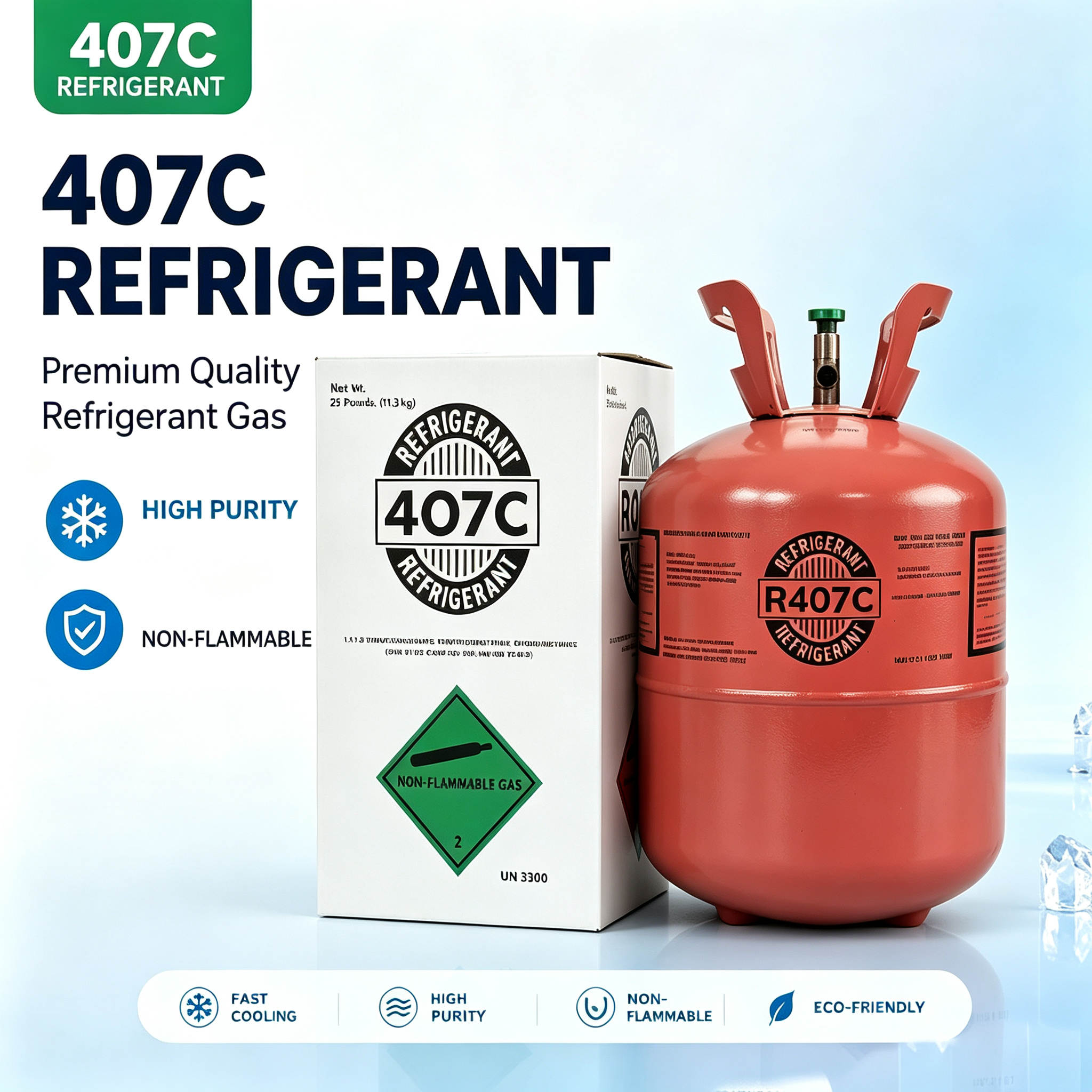 R407C Refrigerant | 25 lb | KOOLIN FREON