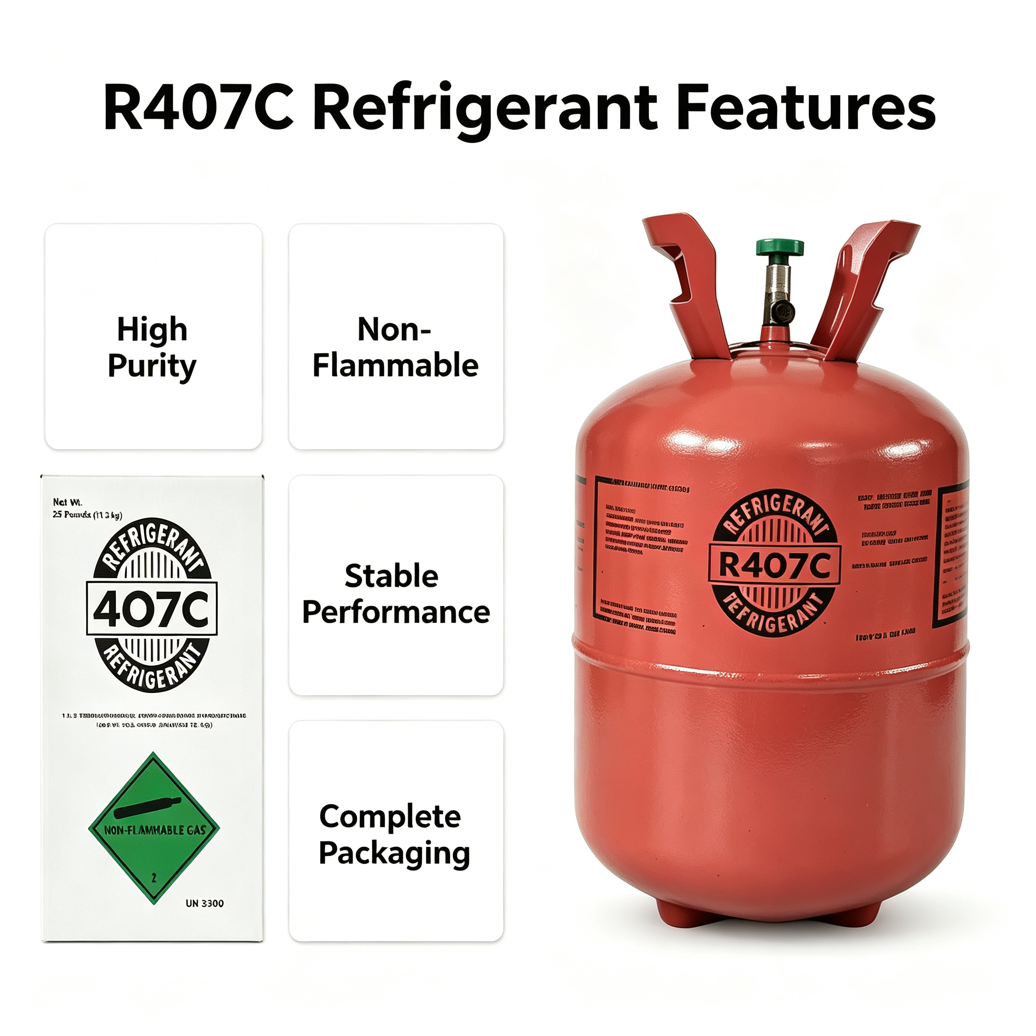 R407C Refrigerant | 25 lb | KOOLIN FREON